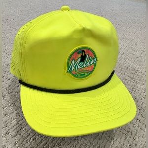 Melin Coronado Hat. Neon collection. Neon yellow. Size Classic.